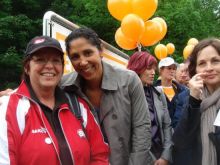 Oberschnecke mit Steffi Jones im Grugapark